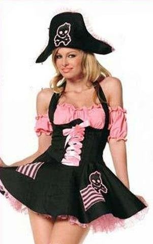 Leuk en nieuw 3 delig Piraten outfit mt M, Ophalen of Verzenden, Nieuw, Maat 38/40 (M), Carnaval