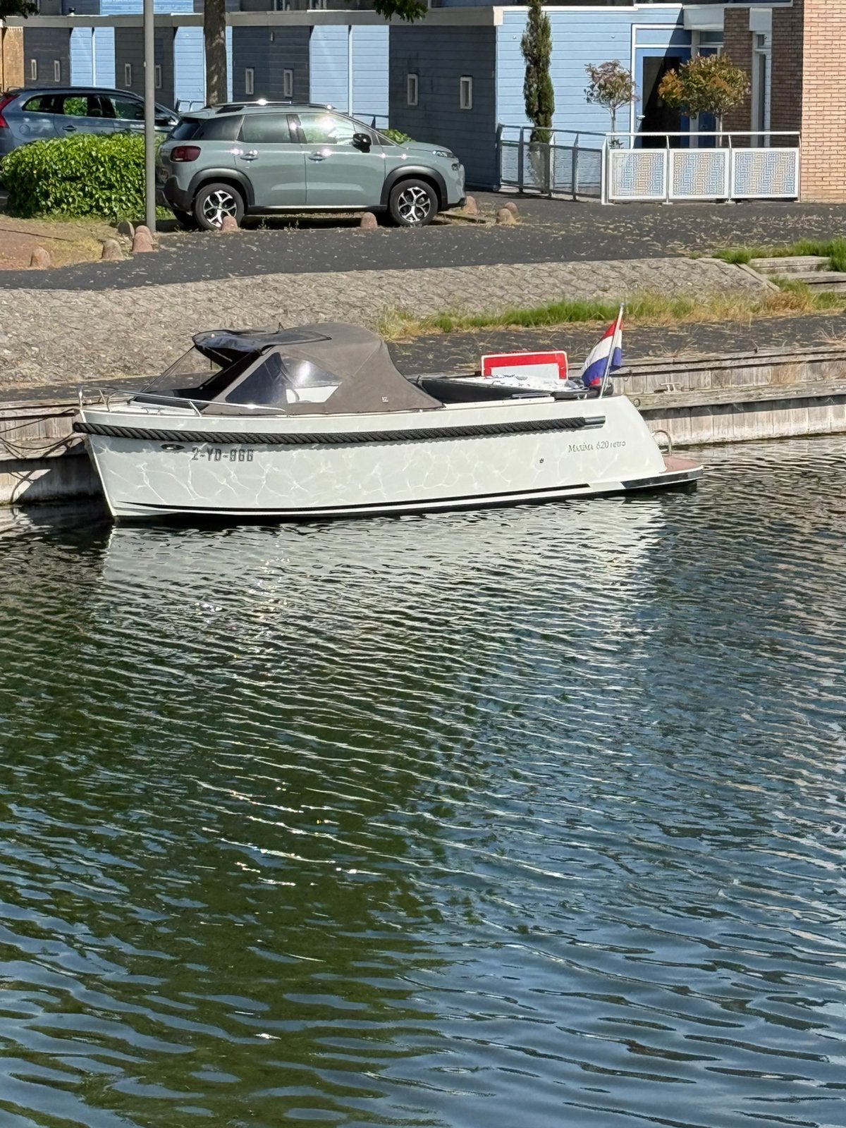 Maxima 620 RETRO met 60pk Suzuki VAARKLAAR!!, Watersport en Boten, Ophalen, Zo goed als nieuw, Buitenboordmotor, Polyester
