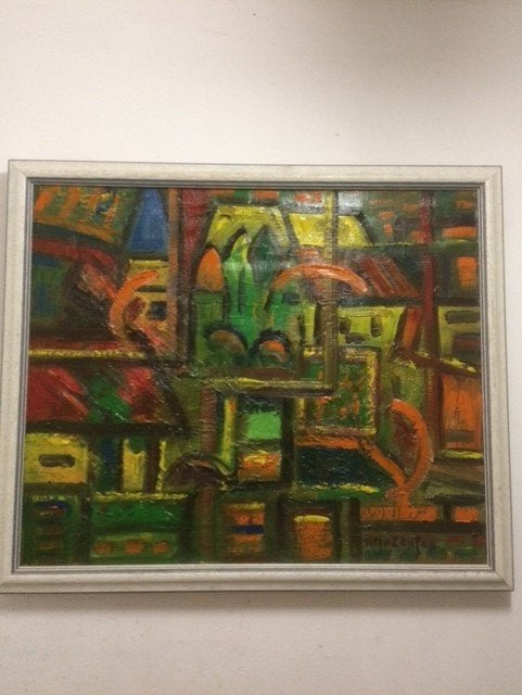 Prachtig schilderij , Olieverf op doek/canvas/, Ophalen