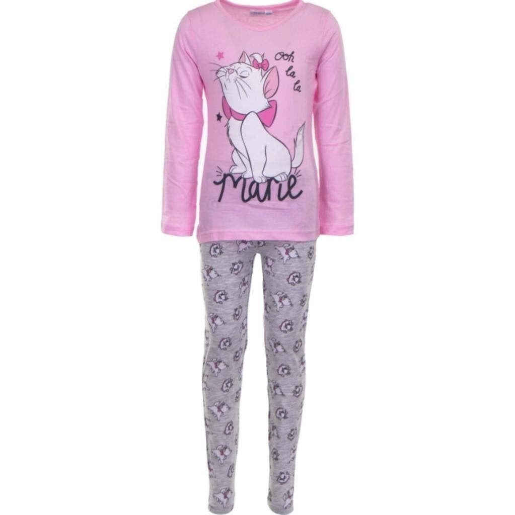Marie Cat Pyjama Disney R/G - Maat 98/104 - Katoen, Kinderen en Baby's, Disney, Nacht- of Onderkleding, Meisje, Nieuw