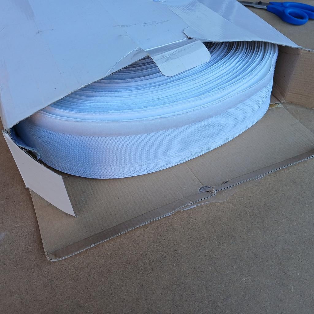 Klittenband Kabelgoot KHU 1 WL 80 mm x 50 m Stoffen slang., Ophalen of Verzenden, Nieuw, Kabel of Snoer