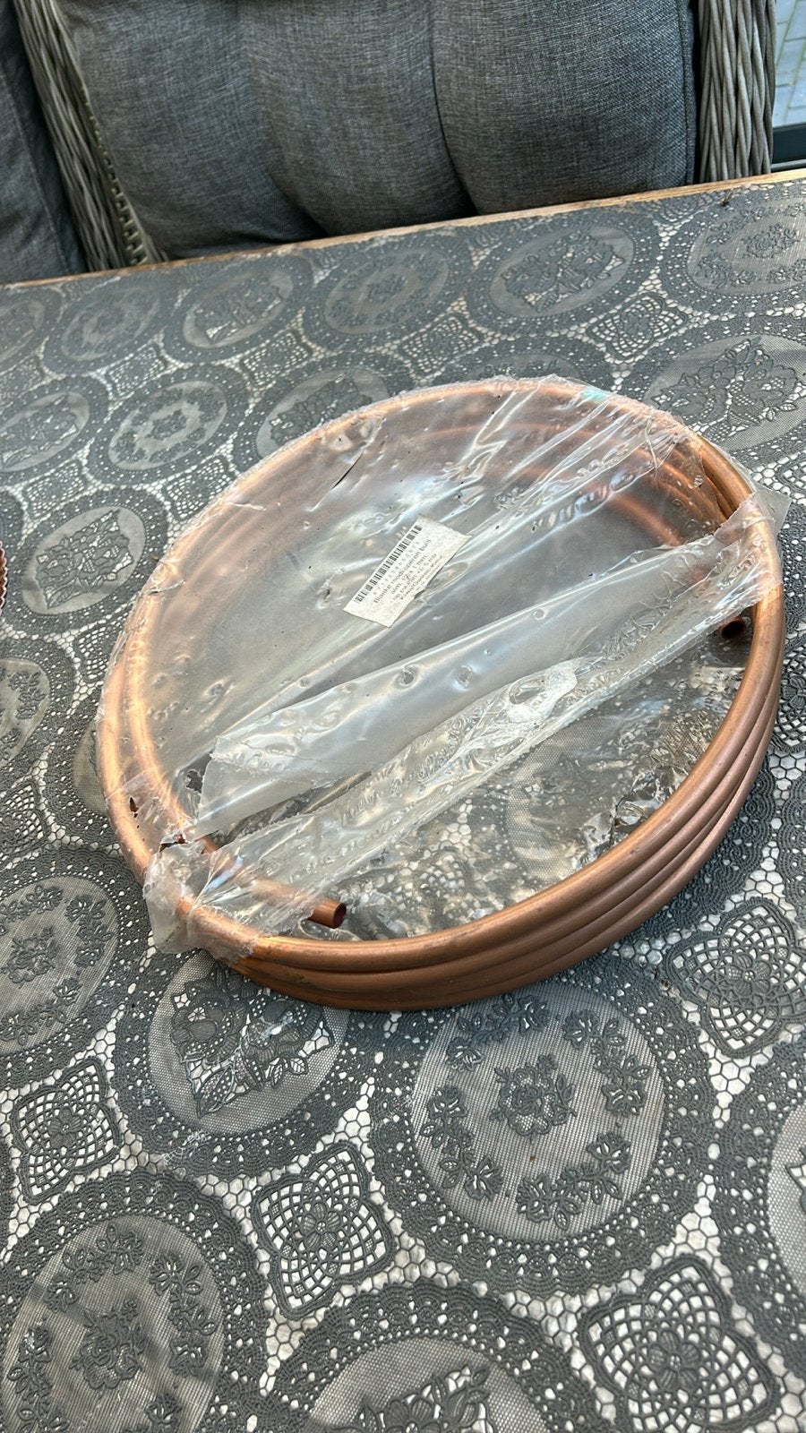 Nieuwe blanke roodkoperen buis 12x1mm, rol van 5 meter, Ophalen, Overige materialen, Minder dan 20 mm, Nieuw