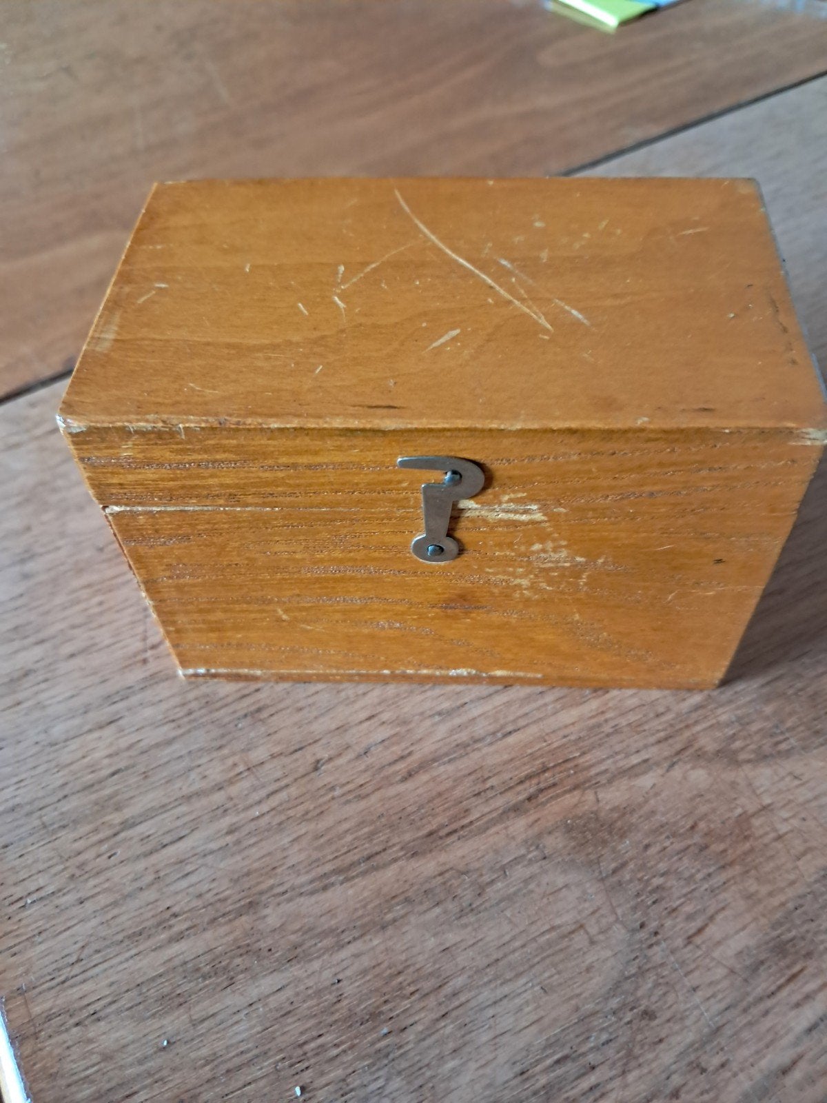 Antieke Loep met Klem en Houten Doosje, Ophalen of Verzenden, Gebruikt, Vergrootglas of Loep