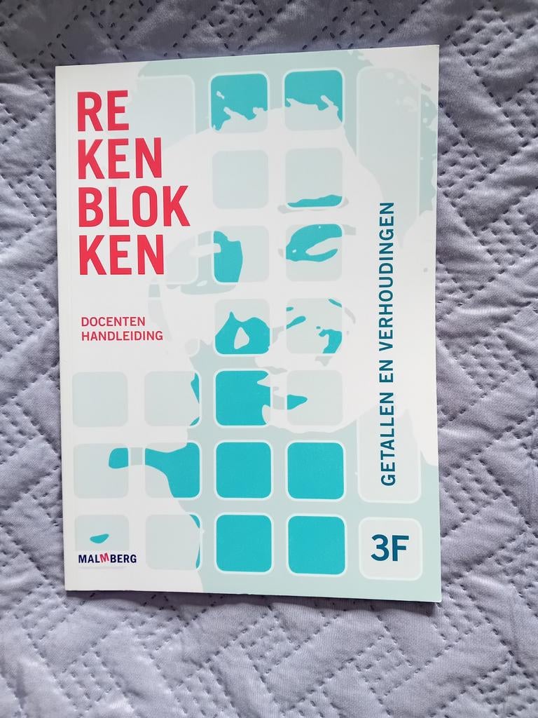 Rekenblokken Getallen en Verhoudingen 3F Docentenhandleiding, Boeken, Studieboeken en Cursussen, Anke Fourdraine, Ophalen of Verzenden