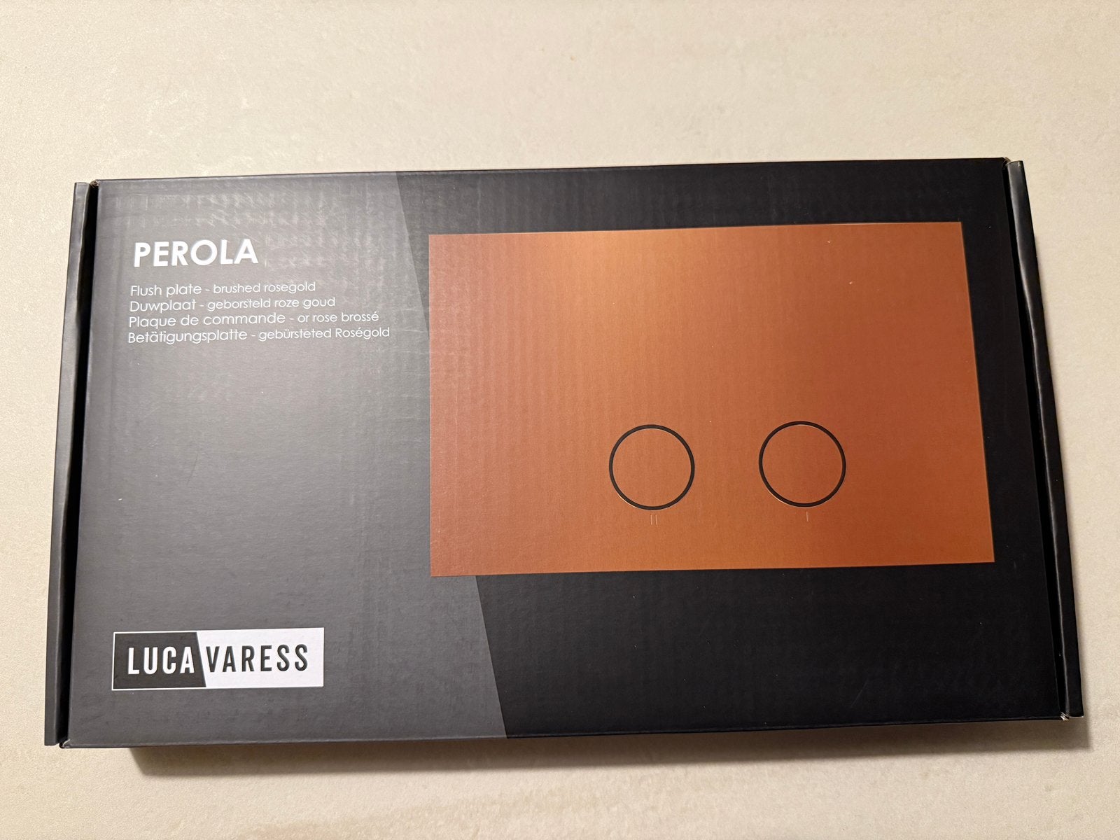 Bedieningspaneel Perola x2o Brushed Rosegold, Overige typen, Ophalen of Verzenden, Zo goed als nieuw, Minder dan 100 cm
