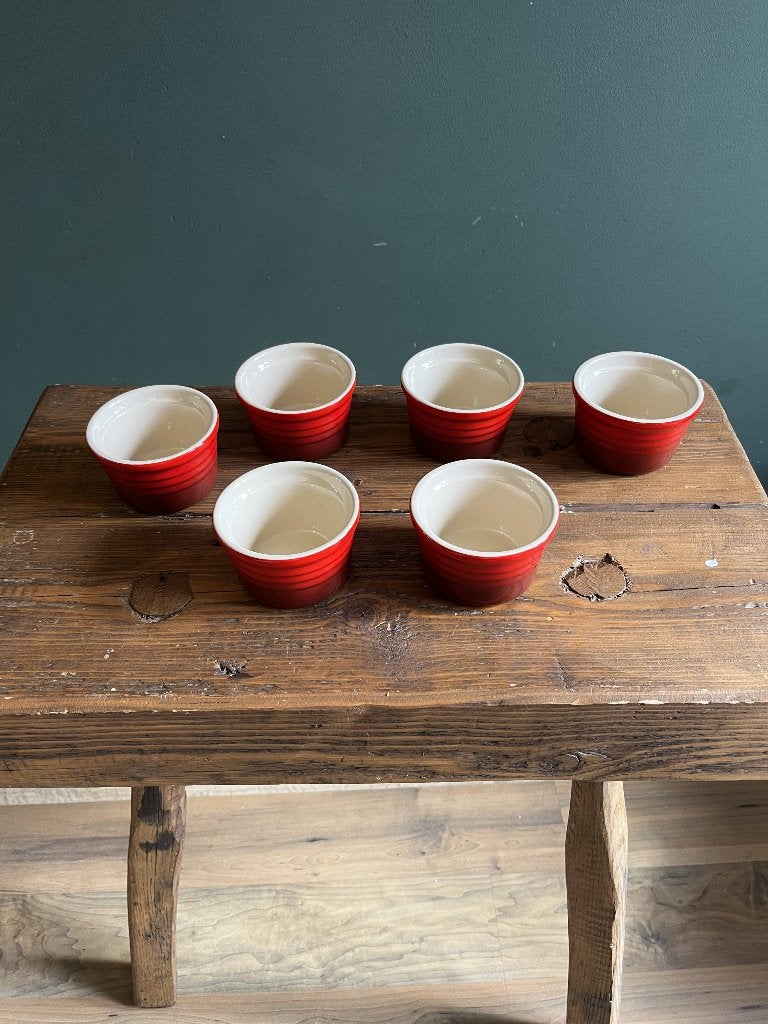 Le Creuset Ramekin - set van 6, Huis en Inrichting, Keuken | Potten en Pannen, Ophalen, Overige typen, Le Creuset, Zo goed als nieuw
