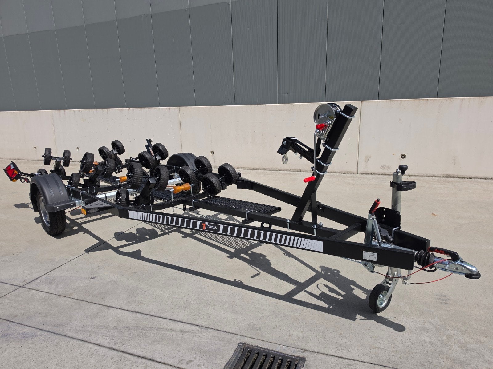 Thomas Multiliner geremde Boottrailer, 1000kg,1300kg,1500kg, Watersport en Boten, Ophalen of Verzenden, Nieuw, Minder dan 6 meter