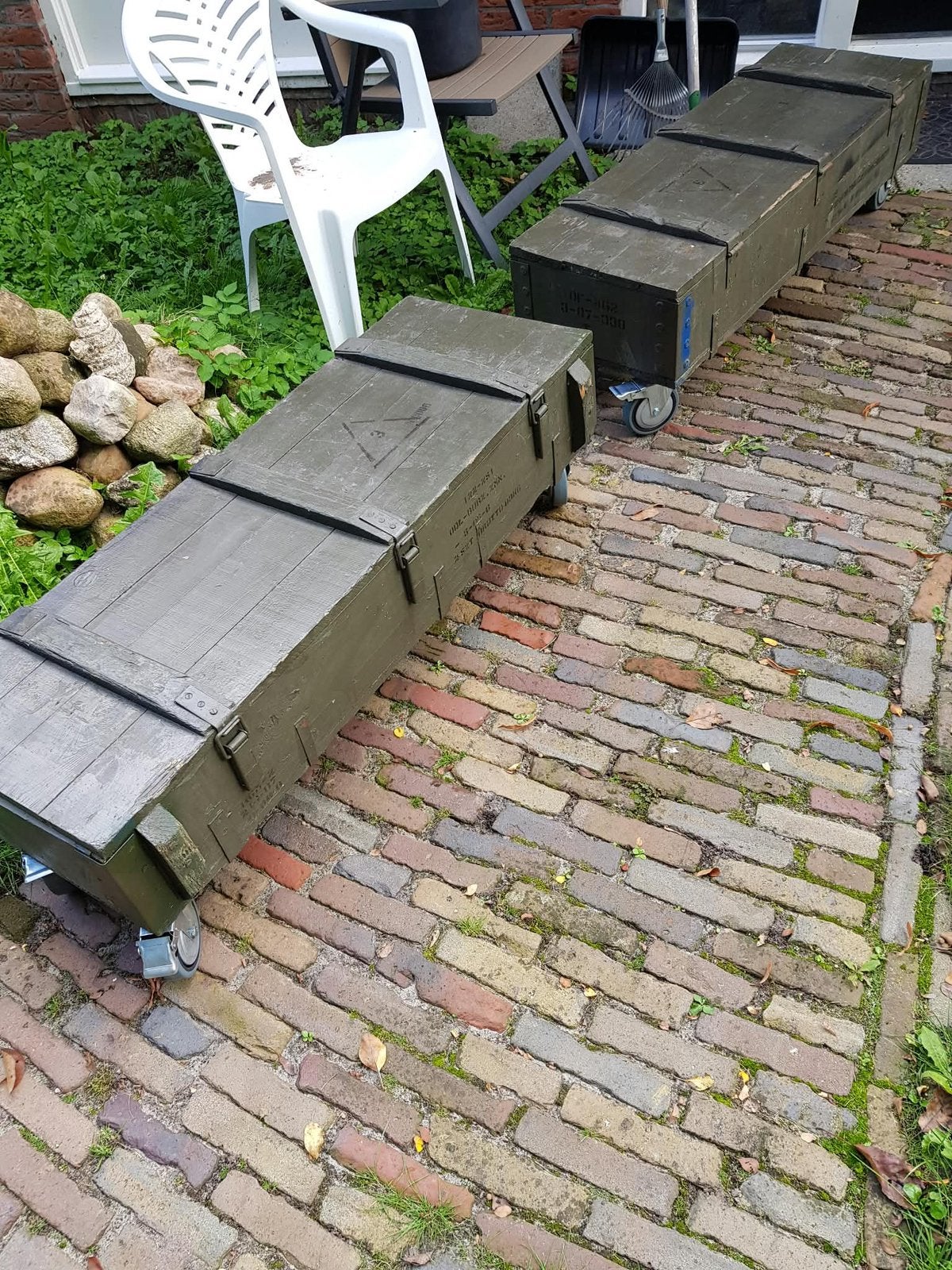 Leger kisten op wieletjes, Ophalen of Verzenden, 50 tot 100 cm, Minder dan 50 cm