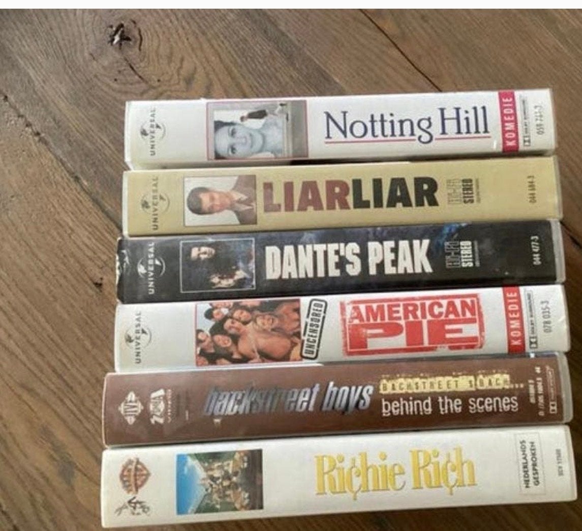 VHS Filmcollectie: Notting Hill, Liar Liar, American Pie e.a, Nederlands ondertiteld, Vanaf 16 jaar, Overige genres, Ophalen of Verzenden