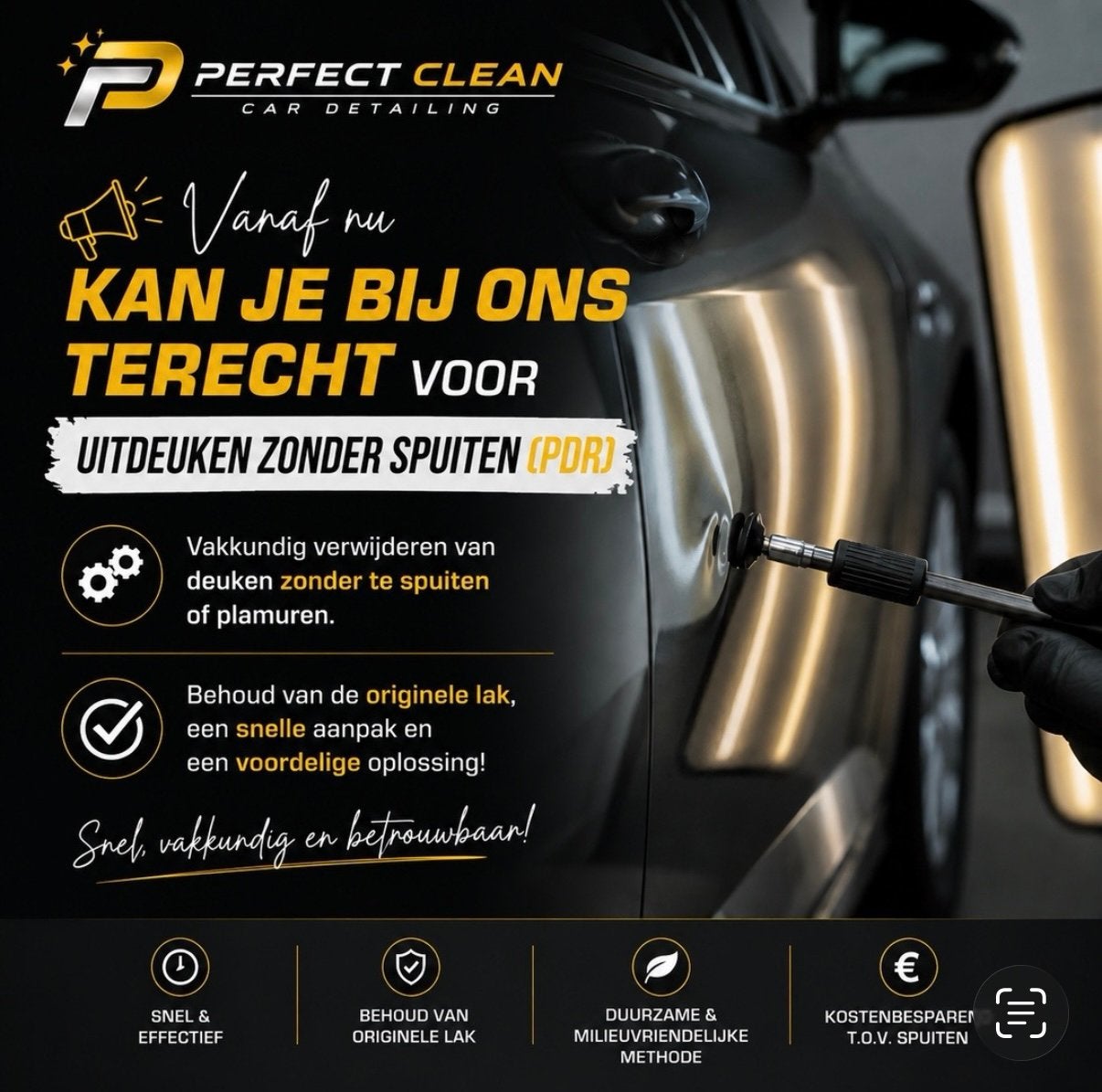 Uitdeuken zonder spuiten (PDR, Auto diversen, Ophalen