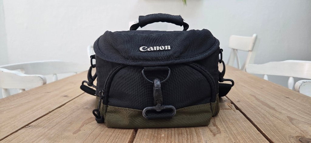 Fototas / cameratas / camera tas - Canon schoudertas, Audio, Tv en Foto, Canon, Gevoerd, Ophalen of Verzenden, Zo goed als nieuw