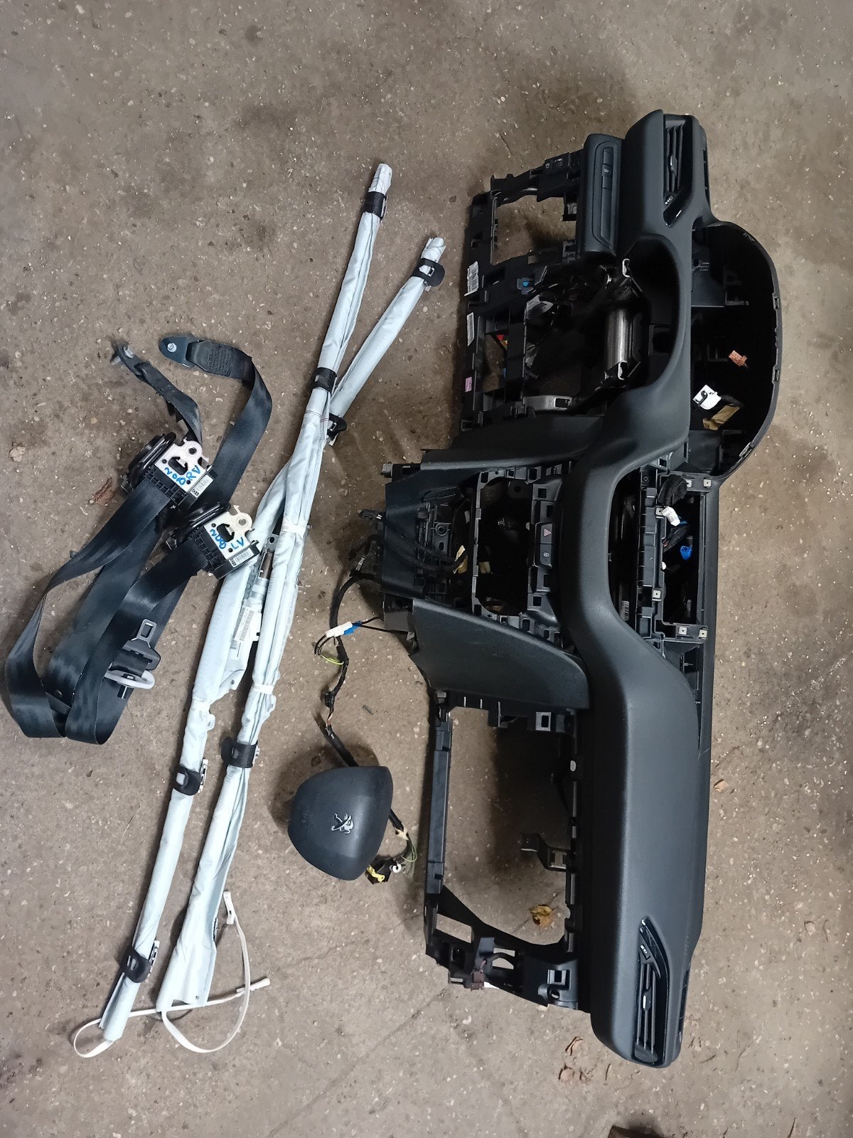 Airbagset Peugeot 208 2012-2019 5-deurs, Auto-onderdelen, Ophalen of Verzenden, Gebruikt, Peugeot