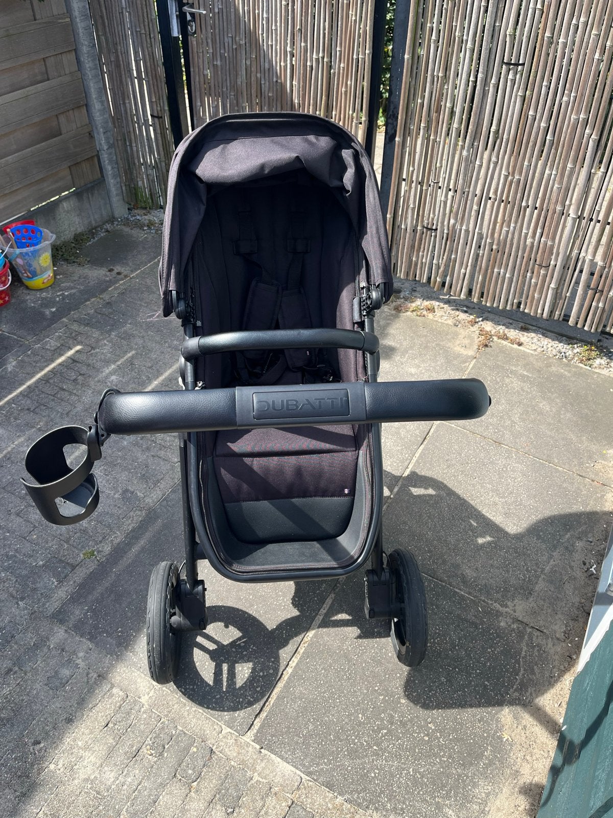 Dubatti kinderwagen met accessoires, Gebruikt, Met autostoeltje, Ophalen, Kinderwagen