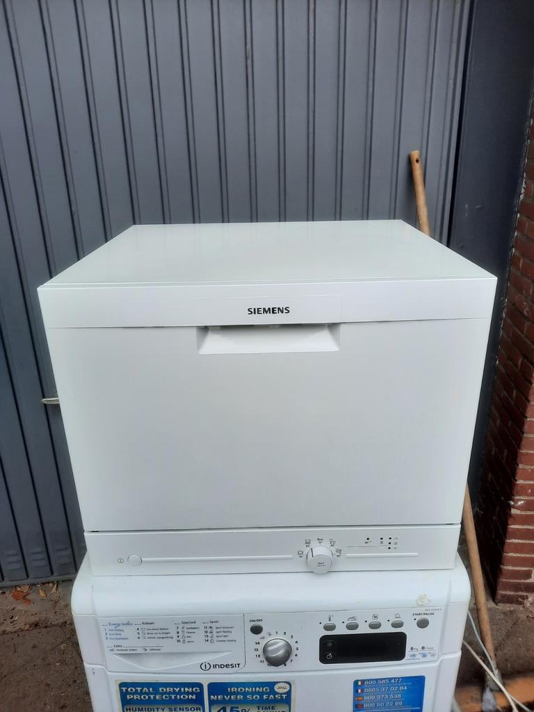 Mooie Siemens mini vaatwasmachine.Volledig als nieuw.Gar+Bez, Ophalen, Zo goed als nieuw, 10 tot 14 liter, 85 tot 90 cm
