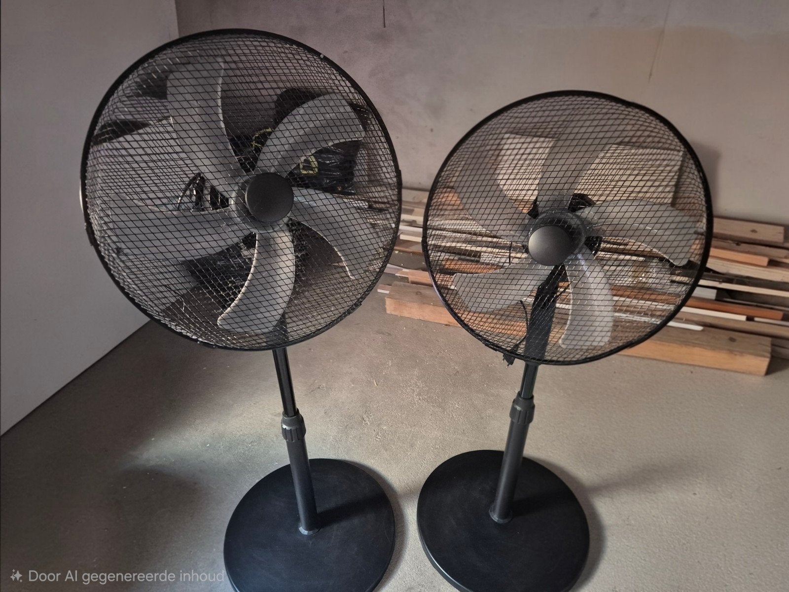 2 ventilatoren te koop zgan, Witgoed en Apparatuur, Ophalen, Zo goed als nieuw, Statiefventilator