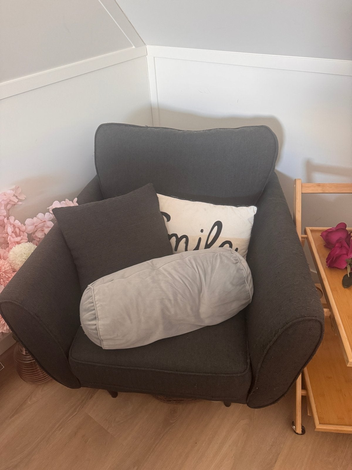 Comfortabele gebruikte stoel - Gratis af te halen, Gebruikt, Zwart, Ophalen of Verzenden, Eén