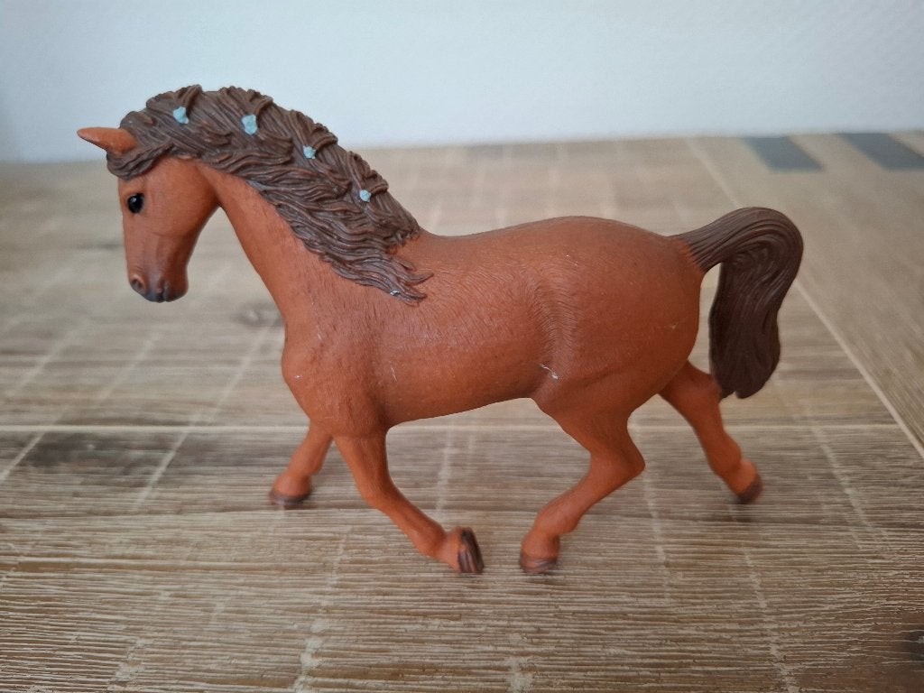 Schleich 72223 Holstein merrie uit trailer set, Ophalen of Verzenden, Zo goed als nieuw