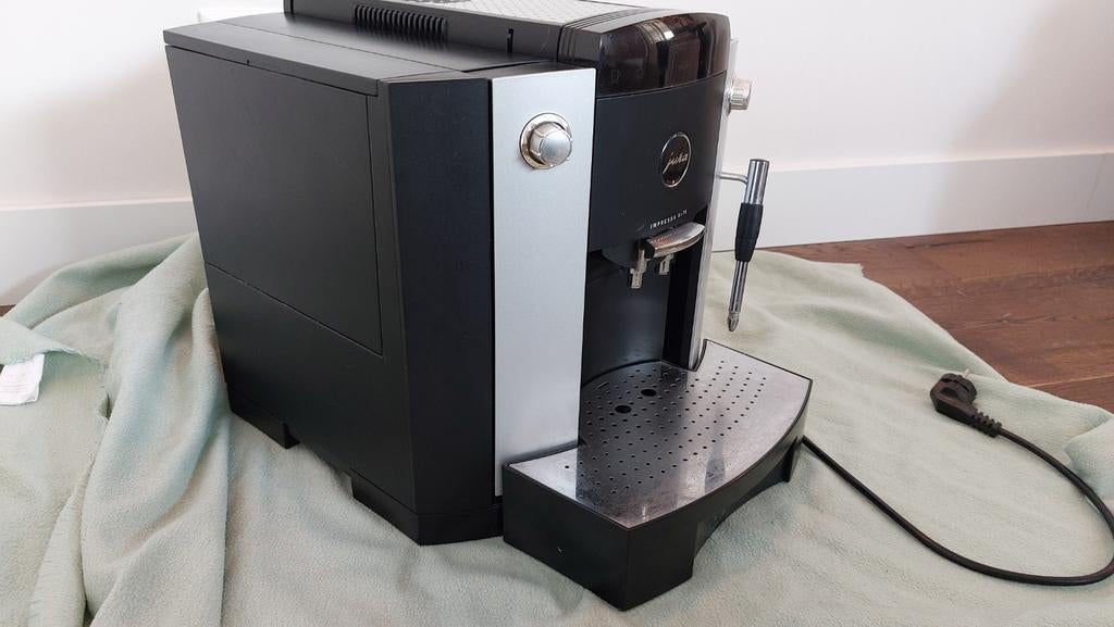 Jura Impressa Xf70 Koffiemachine - Zwart/Zilver, Gebruikt, Koffiemachine, Koffiebonen, Ophalen