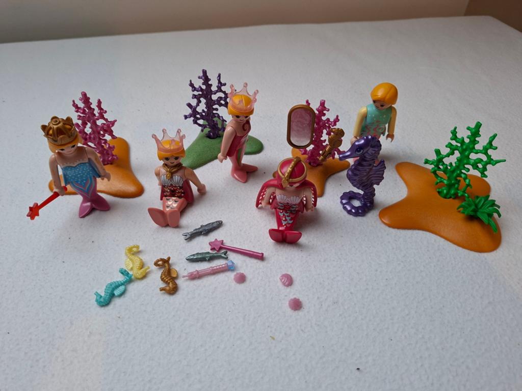 Playmobil Zeemeerminnen met accessoires, Ophalen of Verzenden, Gebruikt