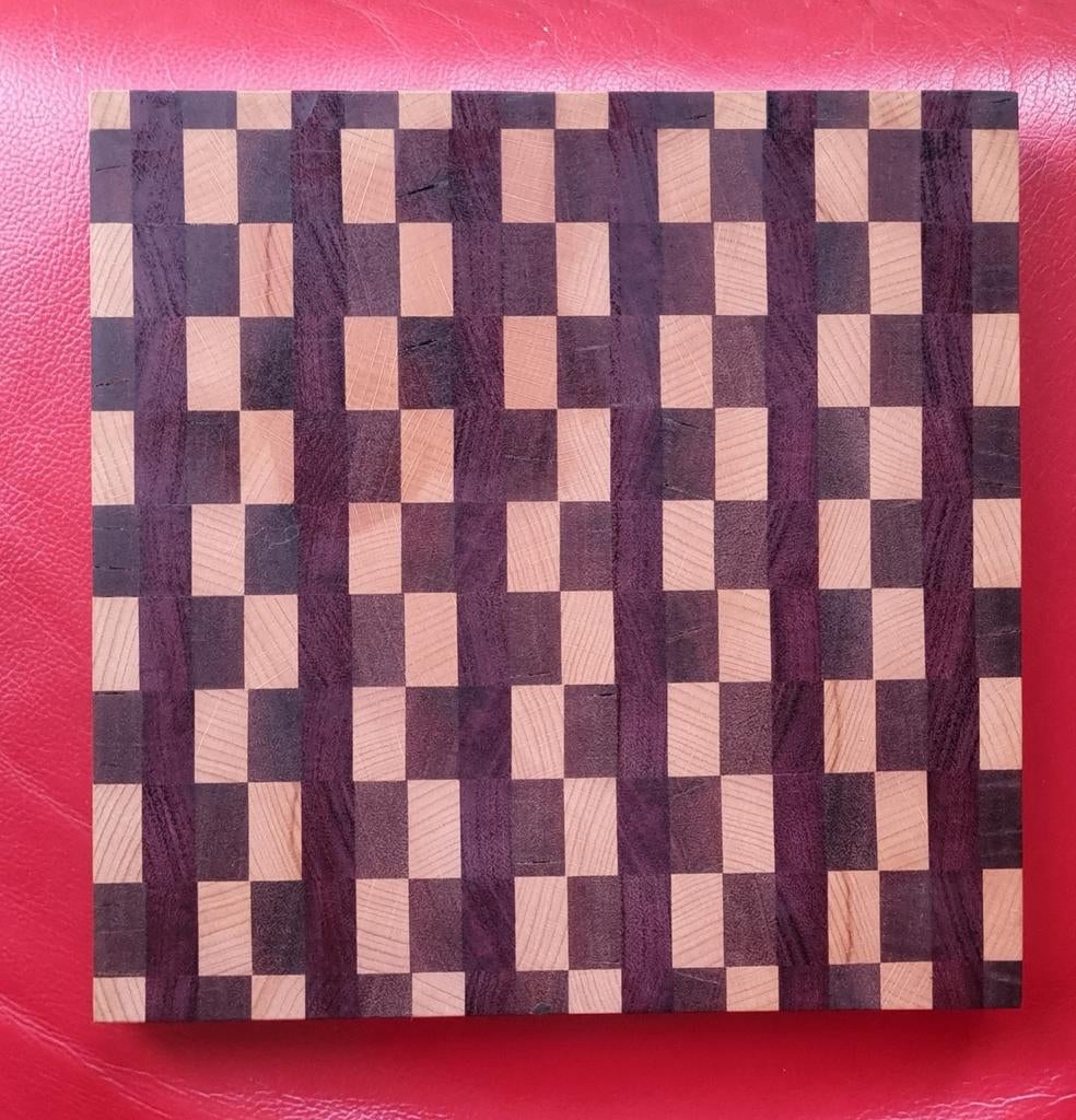 Handgemaakte houten snijplank - Purple Heart, Noten, Beuken, Ophalen of Verzenden, Nieuw