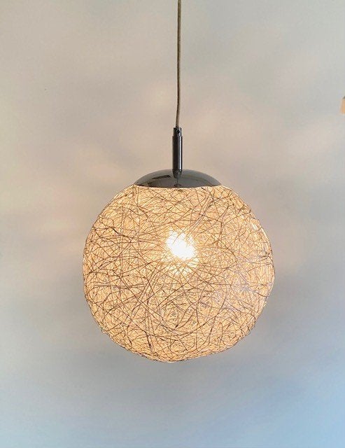 Catellani & Smith model ala Fil de fer hanglamp, Ophalen of Verzenden, Zo goed als nieuw, Metaal