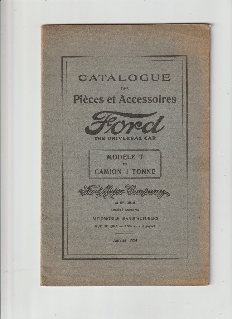 FORD MODEL T en CAMION 1 TON-1924, Ophalen of Verzenden