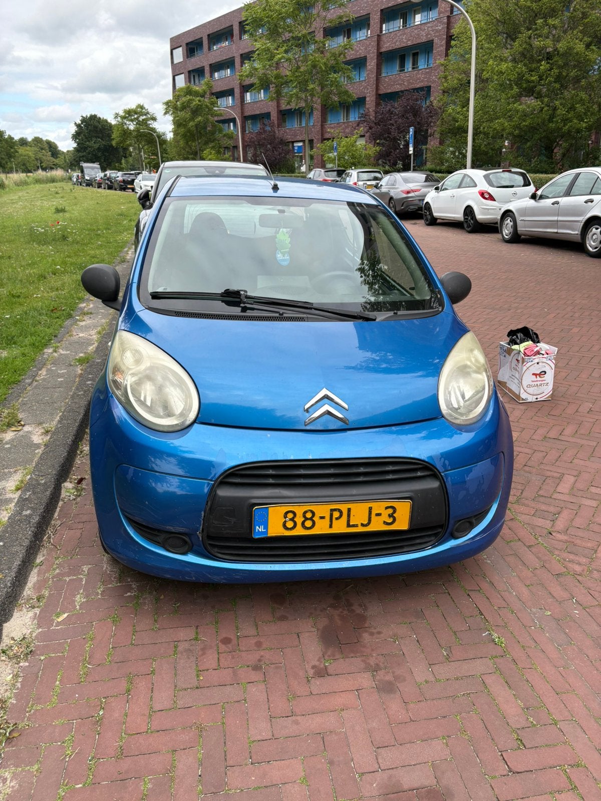 Citroën C1 1.0i 68PK 5D 2011 Blauw, Auto's, Voorwielaandrijving, C1, 68 pk, Origineel Nederlands