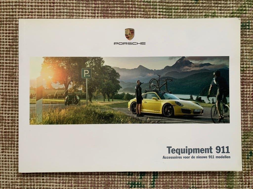 Brochure Porsche 911 991 MK2 Tequipment 2015 Nederlands nieu, Porsche, Nieuw, Ophalen of Verzenden, Porsche