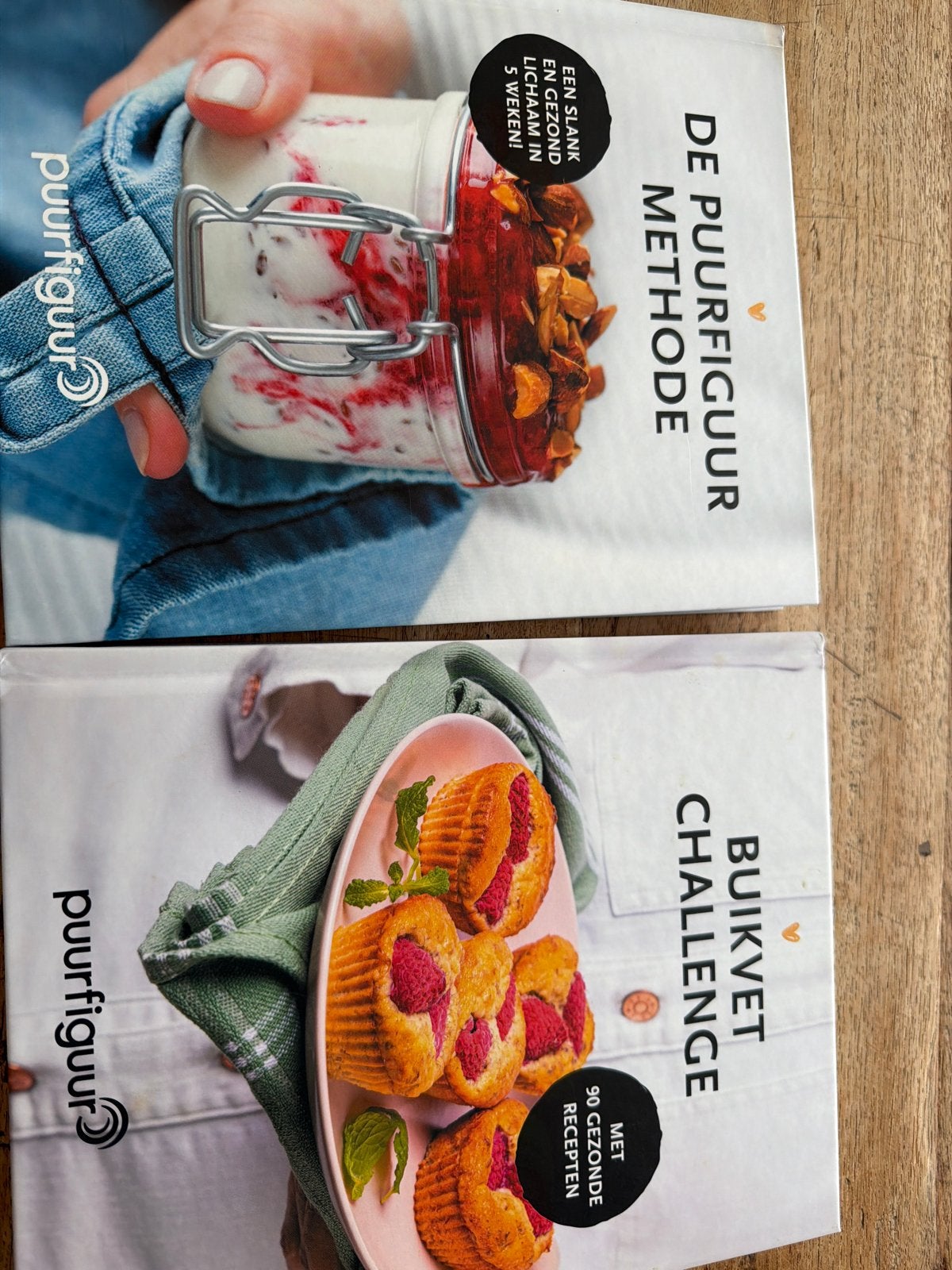 2x PuurFiguur Kookboek: De Methode & Buikvet Challenge, Hoofdgerechten, Ophalen of Verzenden, Zo goed als nieuw, Gezond koken