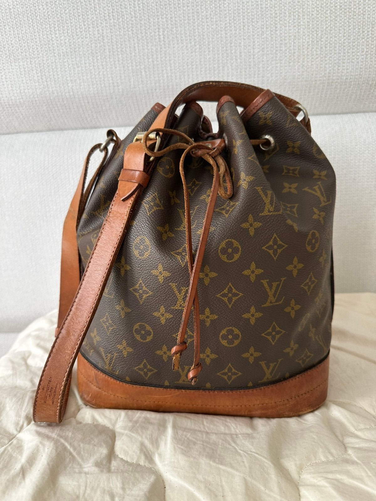 Louis Vuitton Noë, Ophalen of Verzenden, Zo goed als nieuw, Bruin