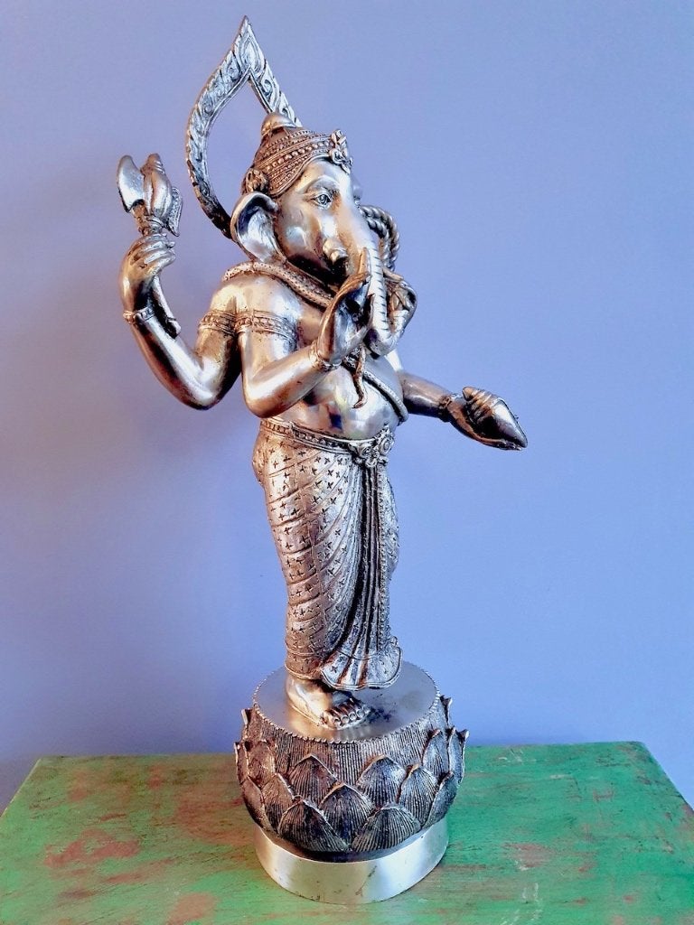 WANDELENDE GANESHA 62 CM (12 KG)!, Verzamelen, Religie, Ophalen of Verzenden, Nieuw, Beeld(je), Hindoeïsme
