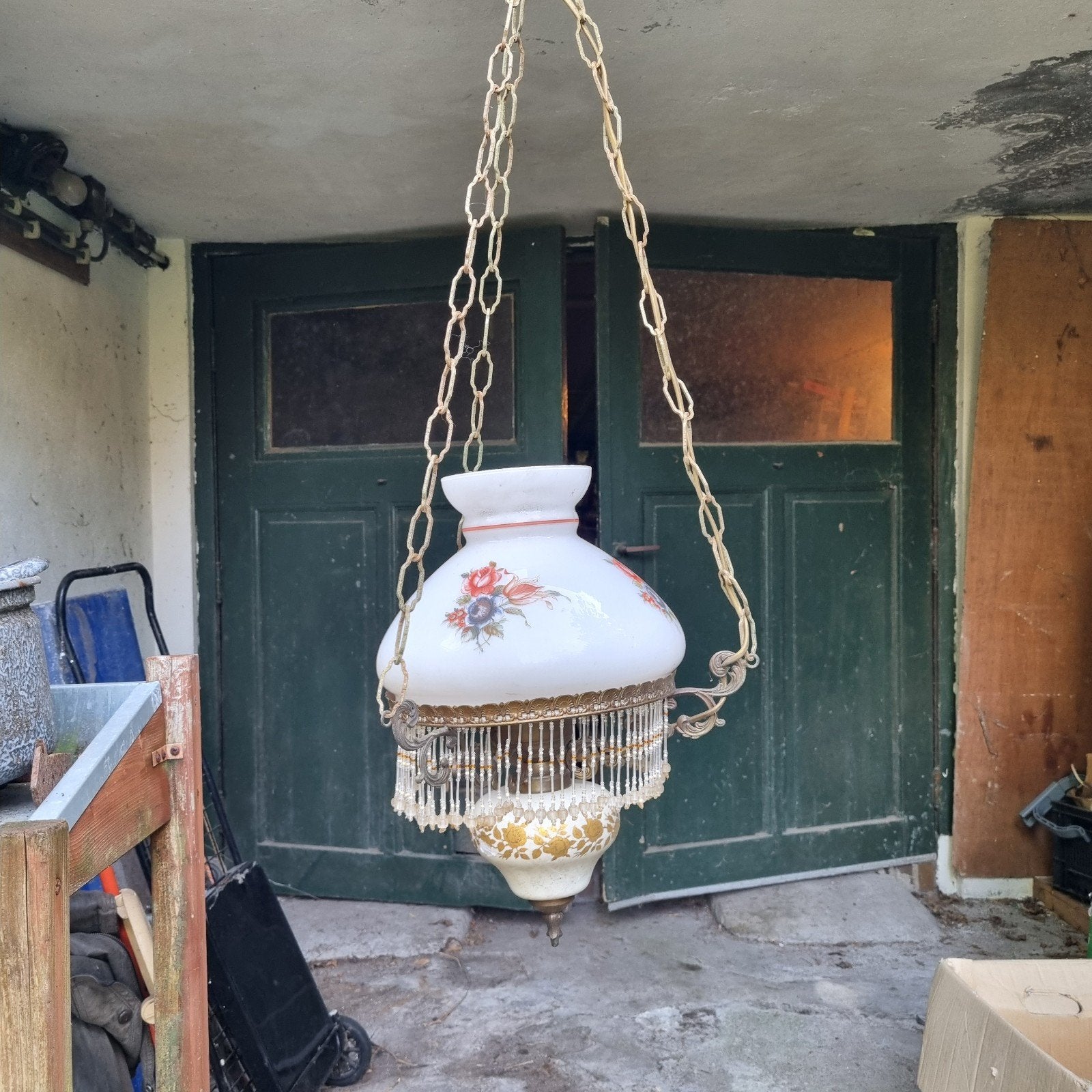 Vintage hanglamp, Ophalen