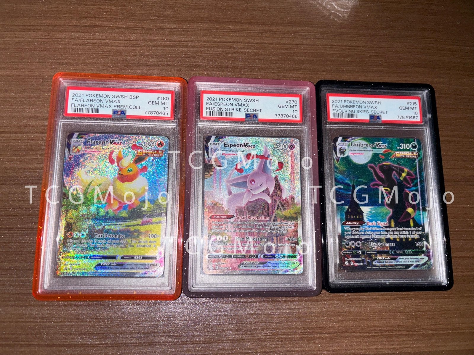 Pokémon PSA 10 Sequential Eevees — Flareon/Espeon/Umbreon, Hobby en Vrije tijd, Verzamelkaartspellen | Pokémon, Zo goed als nieuw