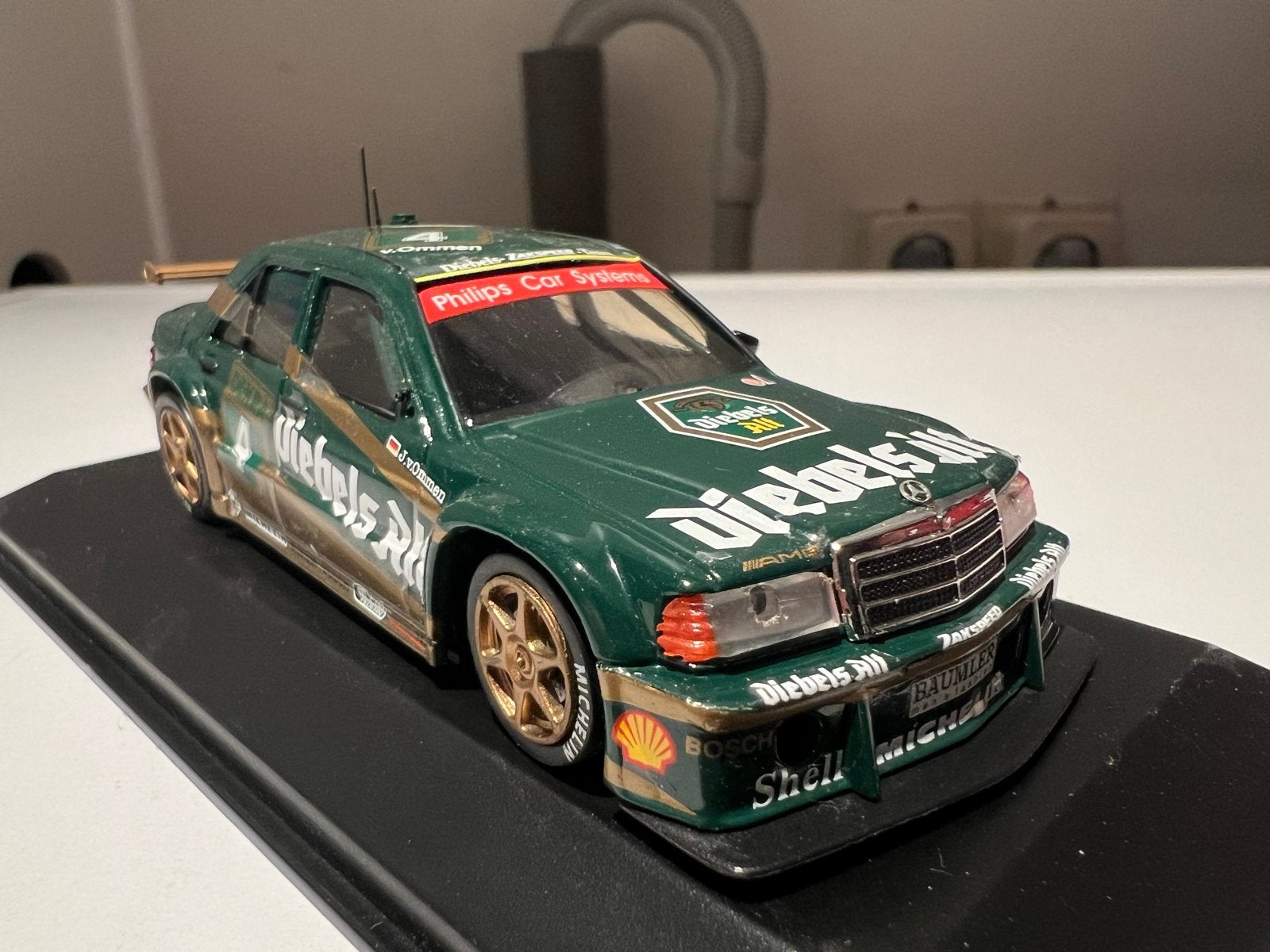 Mercedes-Benz 190E DTM Diebels Alt modelauto, Ophalen of Verzenden, Zo goed als nieuw, Overige typen