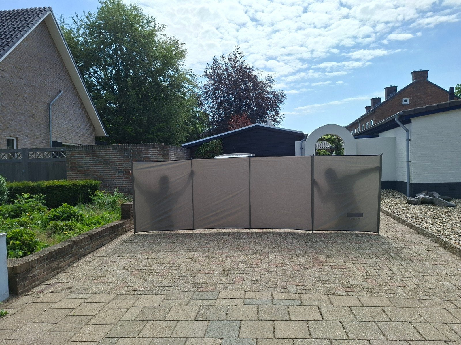 Windscherm, Caravans en Kamperen, Ophalen, Zo goed als nieuw