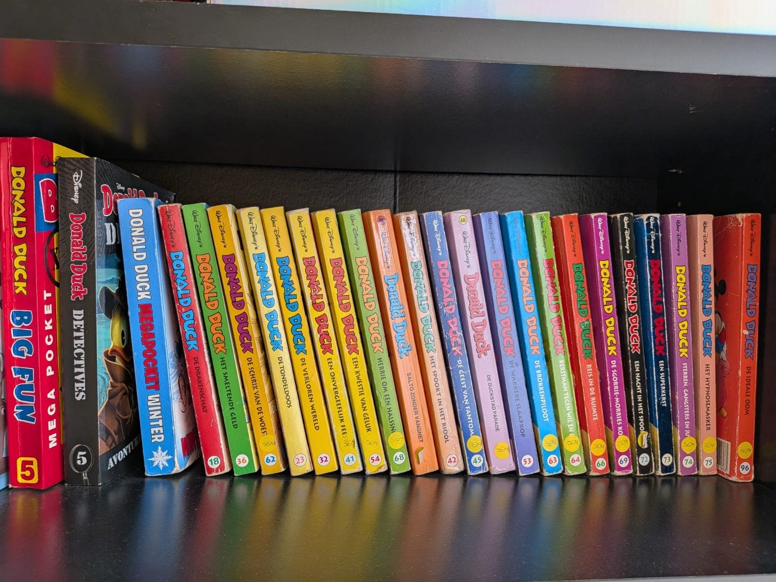 Donald Duck Pockets en verzamelband uit 1996, Meerdere stripboeken, Ophalen, Gelezen