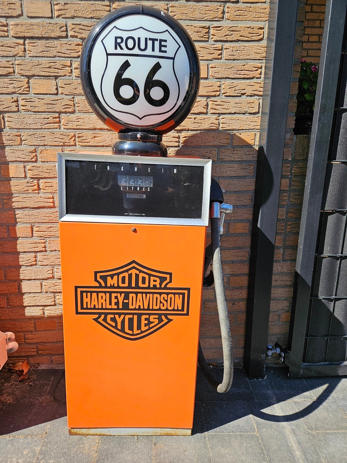 Tokheim Harley-Davidson Route 66 Benzinepomp Decoratie, Ophalen