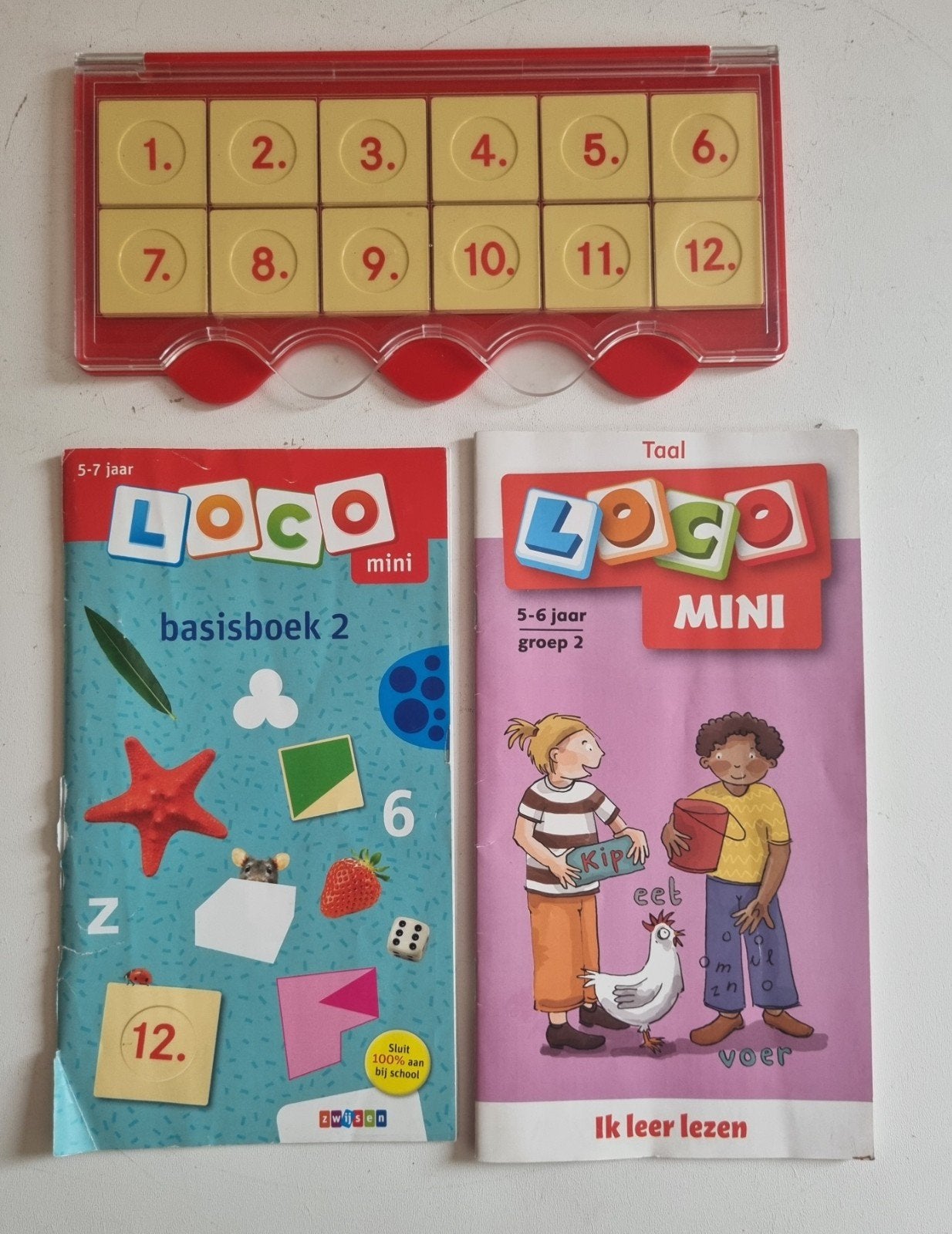 LOCO Mini set: basisboek 2 en Ik leer lezen, Ophalen of Verzenden, Gebruikt, Taal en Lezen
