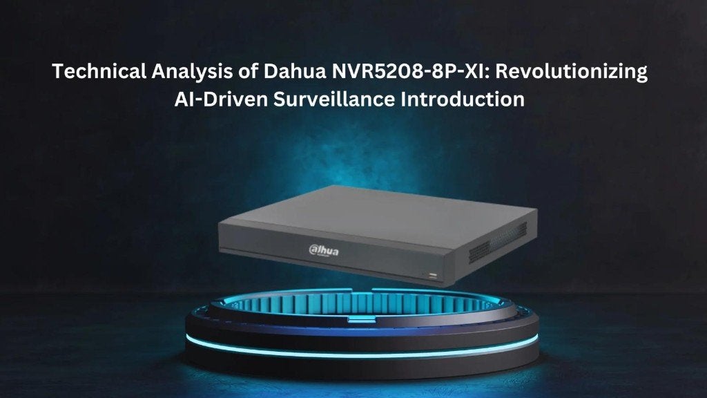 Dahua NVR 5208 8p XI, Audio, Tv en Foto, Ophalen, Nieuw, Buitencamera
