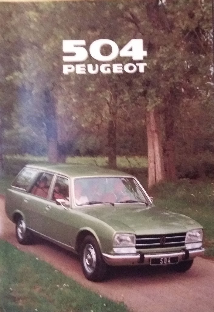 Peugeot 504 Break/Familiale brochure 1979, Verzenden, Zo goed als nieuw, Peugeot