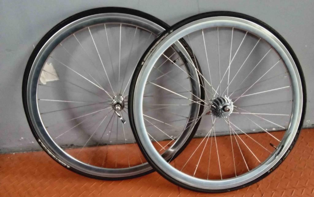 Classic fietswielen met campa naven en mavic velgen, Wiel, Gebruikt, Campagnolo, Ophalen of Verzenden