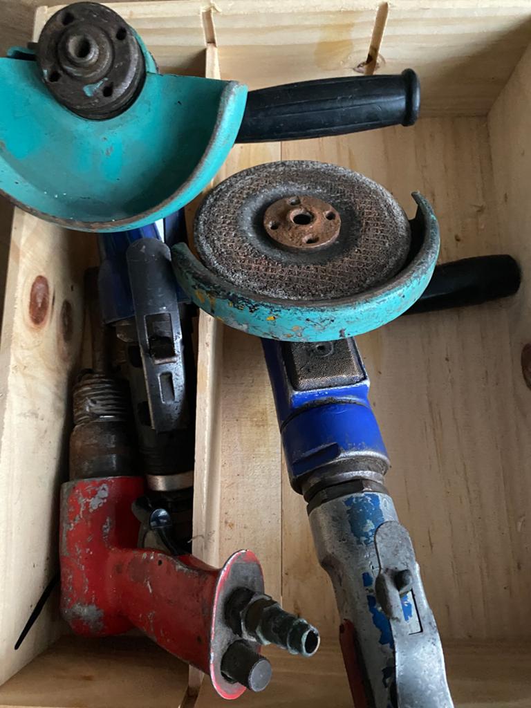 Slijptol pneumatisch, Ophalen of Verzenden, Gebruikt