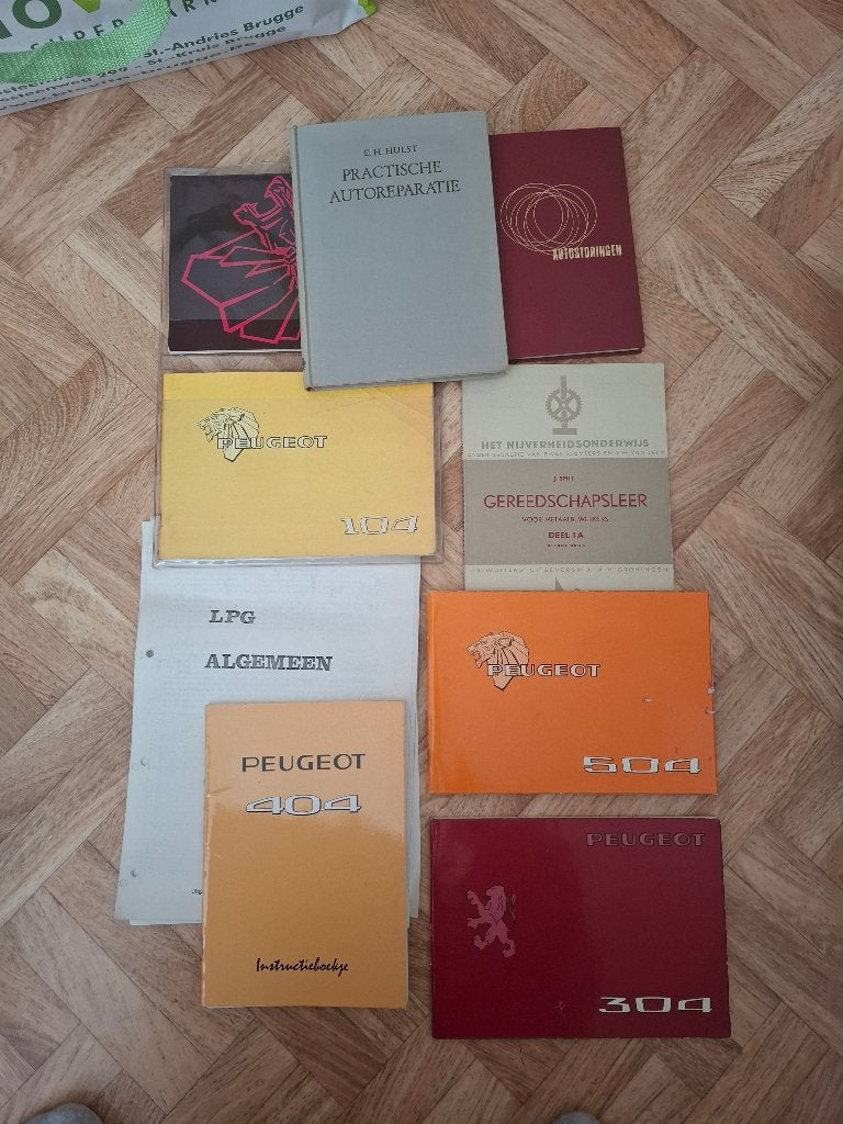 instructie boeken Peugeot, Ophalen of Verzenden, Gebruikt