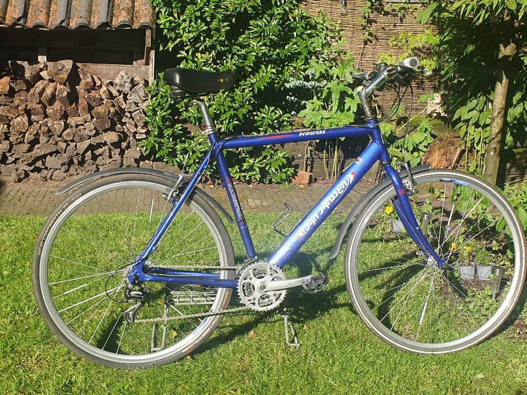 Jan Janssen Progress toer/sport fiets, 3*8 versnellingen, Fietsen en Brommers, Gebruikt, Vering, 57 tot 61 cm, Meer dan 20 versnellingen