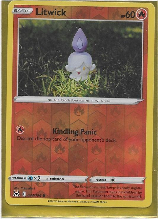 Lost Origin,  Litwick [reverse] 24/196, Verzenden, Nieuw, Losse kaart