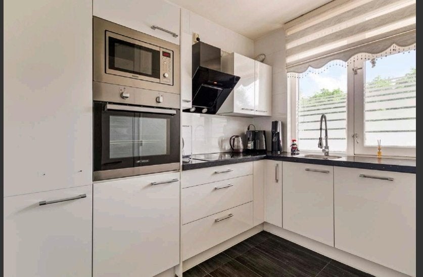 Kitchen / Keuken, Wit, Hoekkeuken, Graniet of Steen, Ophalen of Verzenden
