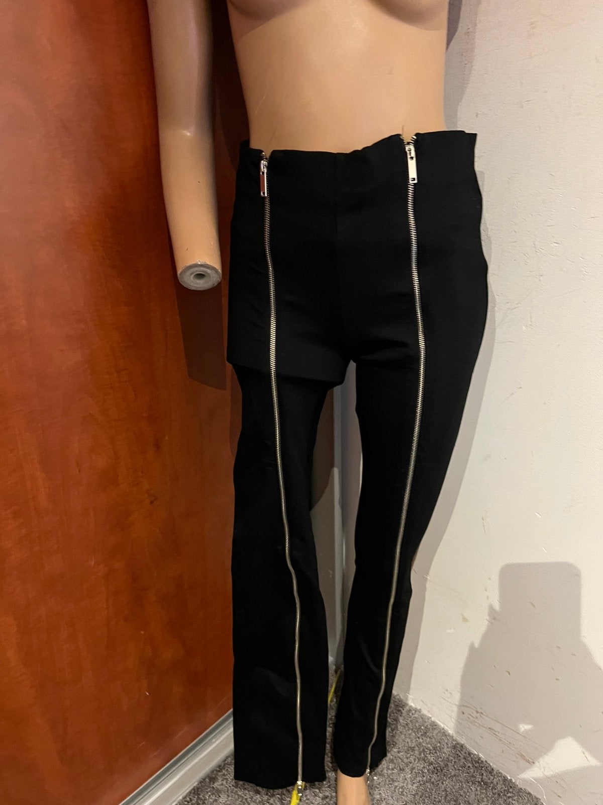 ZARA broek met ritsen M nieuw met kaartjes, Maat 38/40 (M), G, Nieuw, Ophalen of Verzenden
