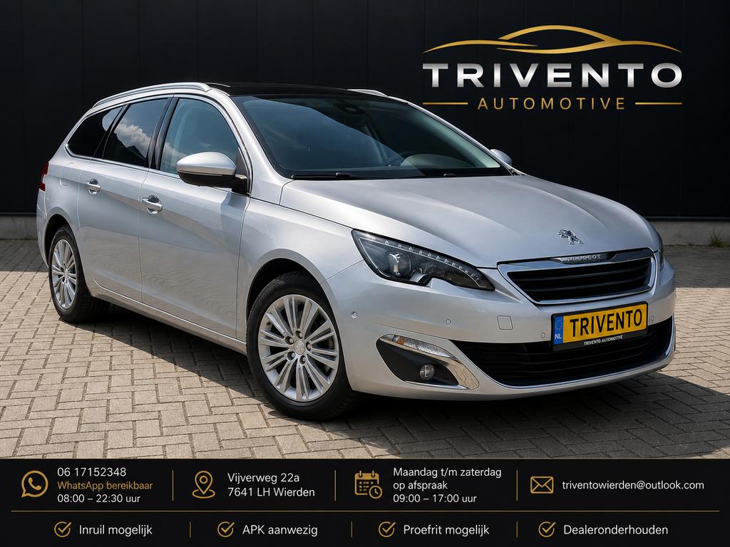 Peugeot 308 1.6 THP 156pk GT-line XENON/TREKHAAK/PANO/PDC, Voorwielaandrijving, Met garantie (alle), 1650 kg, 49 €/maand