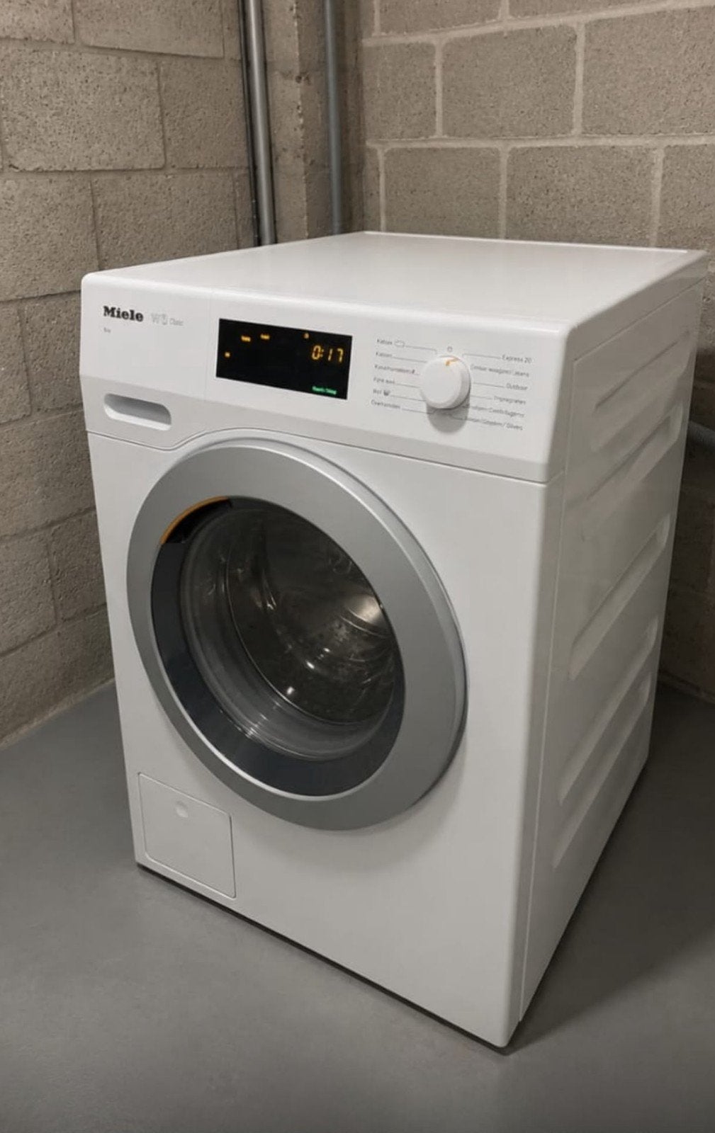 Miele W1 Classic Wasmachine - Zo goed als nieuw, Witgoed en Apparatuur, Wasmachines, Ophalen, 1200 tot 1600 toeren, 8 tot 10 kg
