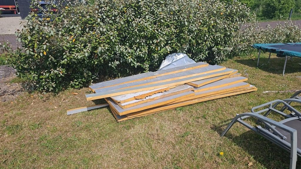 Isolatie platen ( pir)  rest stukken, Ophalen, Hardschuim (Pir), 4 tot 8 cm